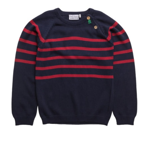 Striktrøje Navy, str. 56-122